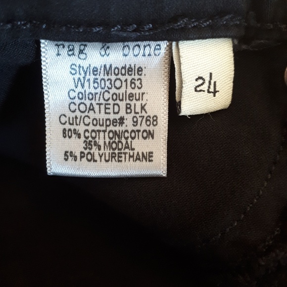 Rag and Bone black leggings - Picture 3 of 6